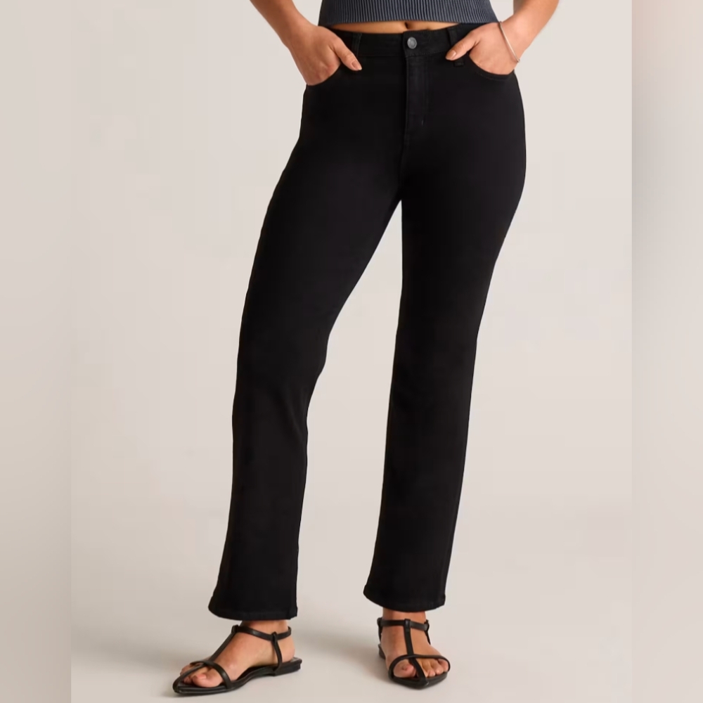 Quince Bella Stretch Kick Flare Jeans Size 30